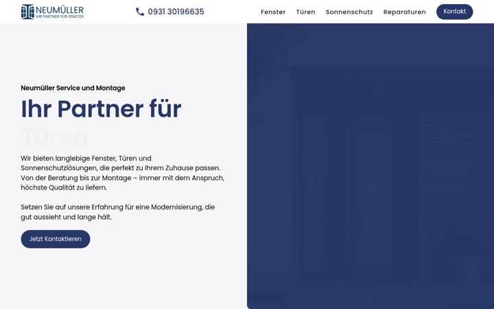 Zrzut ekranu fenster-neumueller.de
