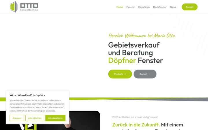 Screenshot of fenster-otto.de
