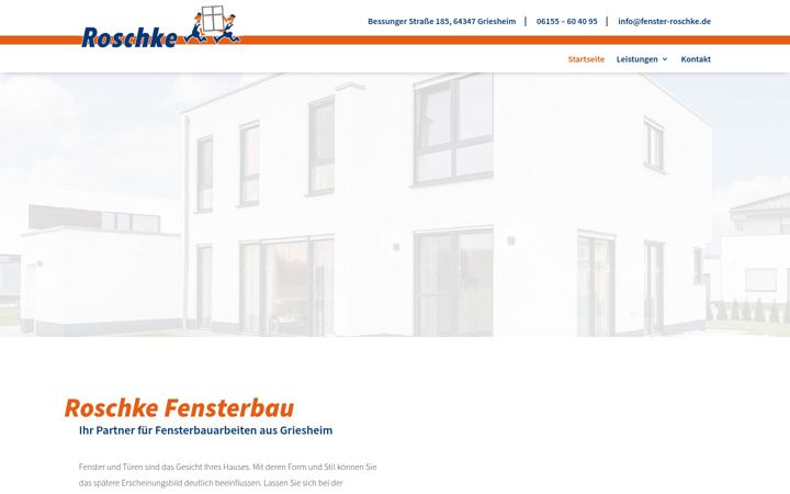 Zrzut ekranu fenster-roschke.de