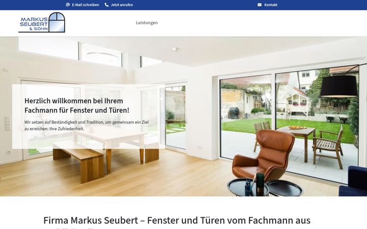 Screenshot of fenster-seubert.de
