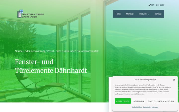 Screenshot of fenster-tuerelemente.de