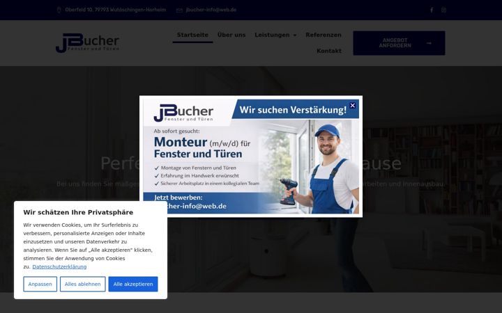 Screenshot of fenster-tueren-bucher.de