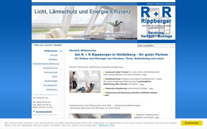 Screenshot of fenster-tueren-rippberger.de