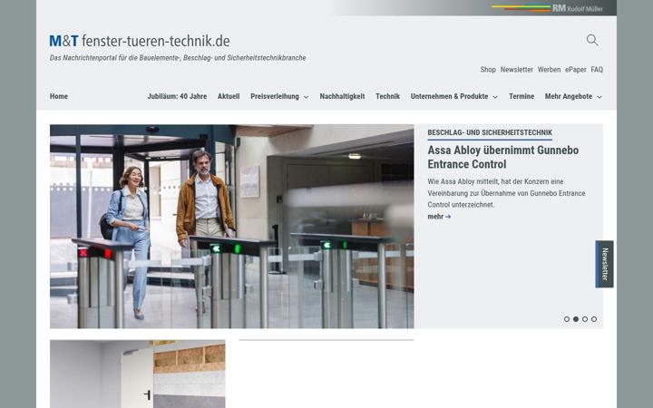 Screenshot of fenster-tueren-technik.de