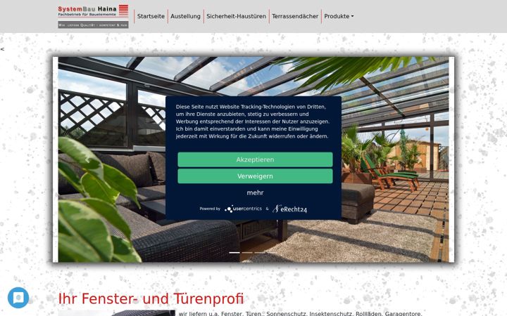 Screenshot of fenster-tuerenprofi.de