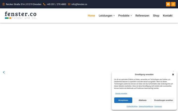 Ekrano kopija fenster.co