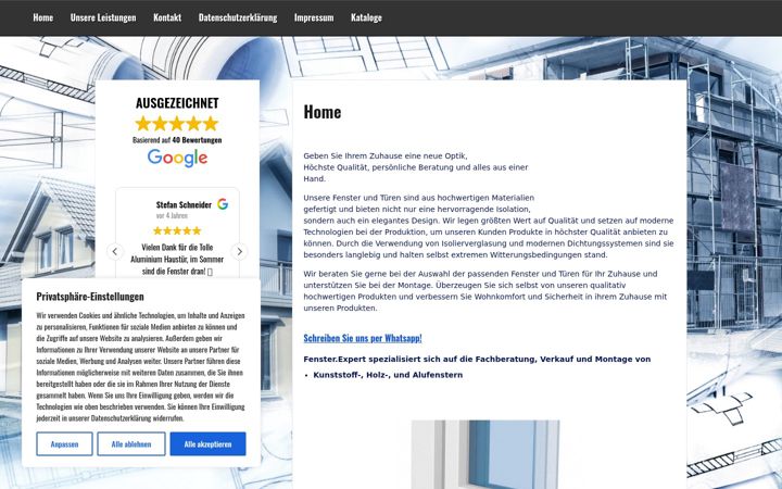 Screenshot of fenster.expert