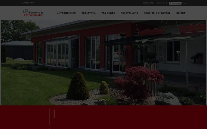 Screenshot of fensterbau-brettschneider.de