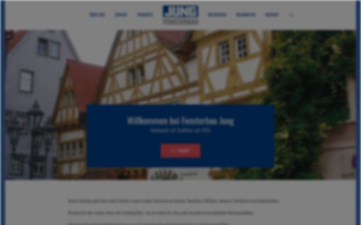 Screenshot of fensterbau-jung.de