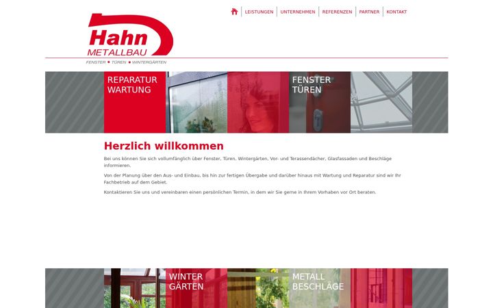Screenshot stránky fensterbau-passau.de