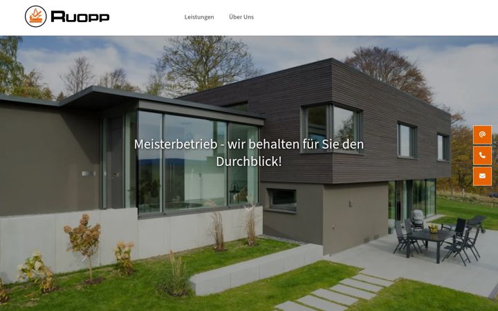 Skærmbillede af fensterbau-ruopp.de
