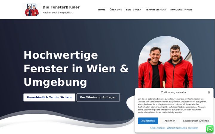Screenshot of fensterbrueder.at