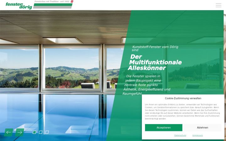 Screenshot of fensterdoerig.ch