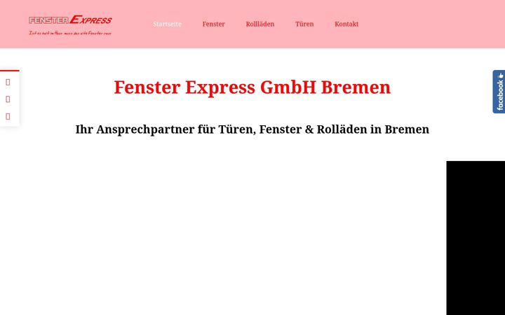 Screenshot stránky fensterexpress-bremen.de