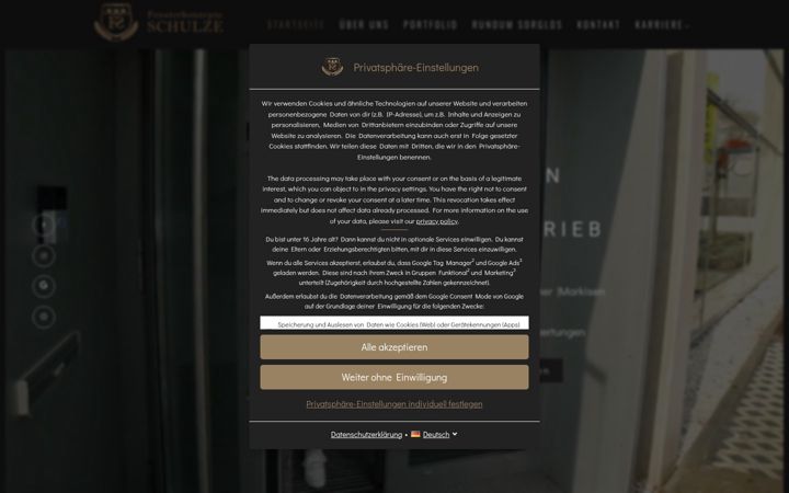 Екранна снимка на fensterkonzepte.de