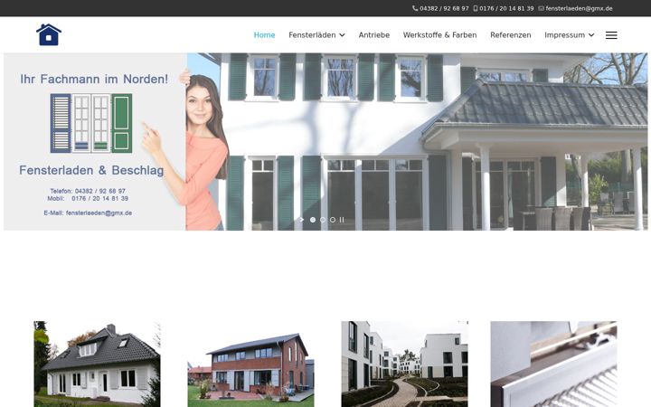 Екранна снимка на fensterladen-beschlag-borchert.de