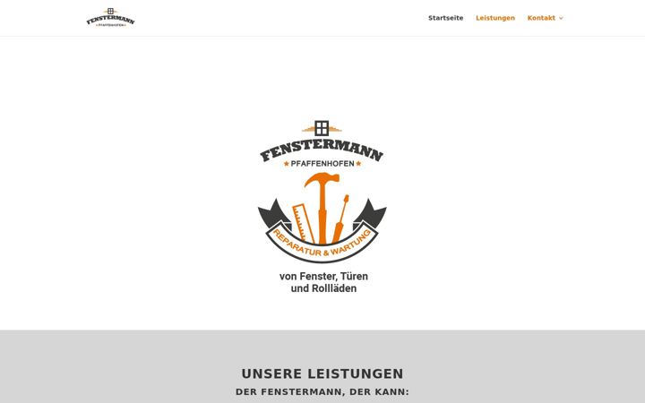 Captură de ecran a fenstermann-pfaffenhofen.de