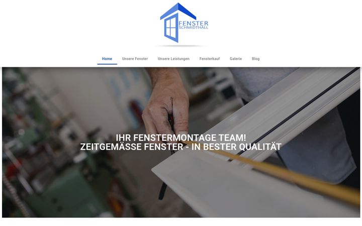 Екранна снимка на fenstermontage-schmidthall.de