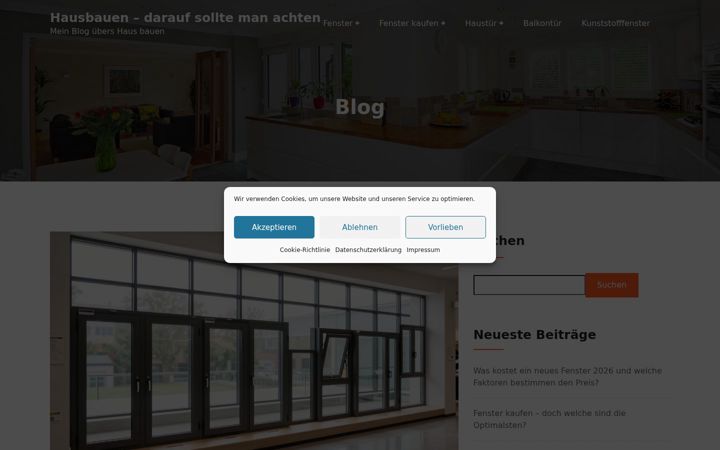 Captură de ecran a fensterpirat.de