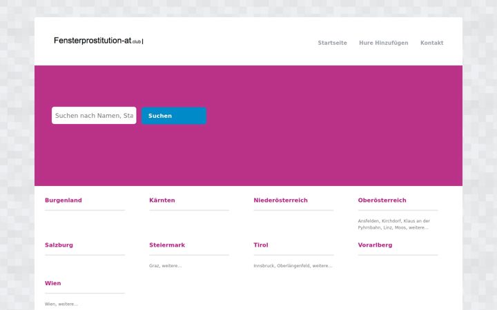 Screenshot of fensterprostitution-at.club