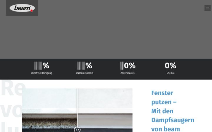 Екранна снимка на fensterreinigung-beam.de