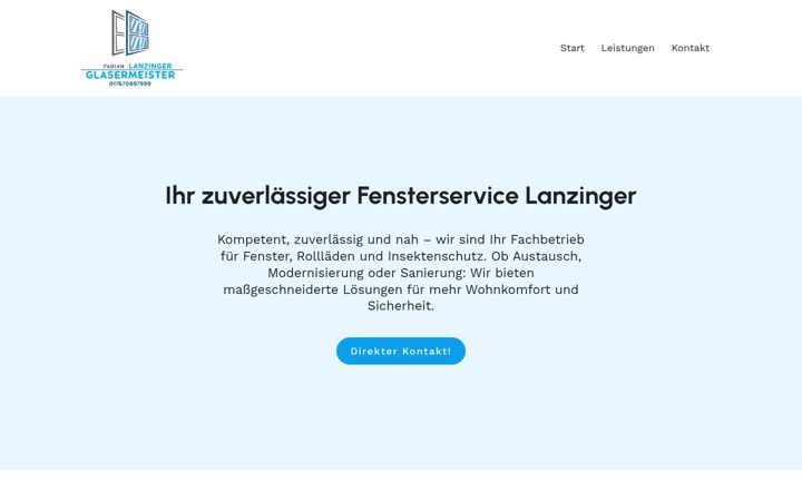 Captură de ecran a fensterservice-lanzinger.de