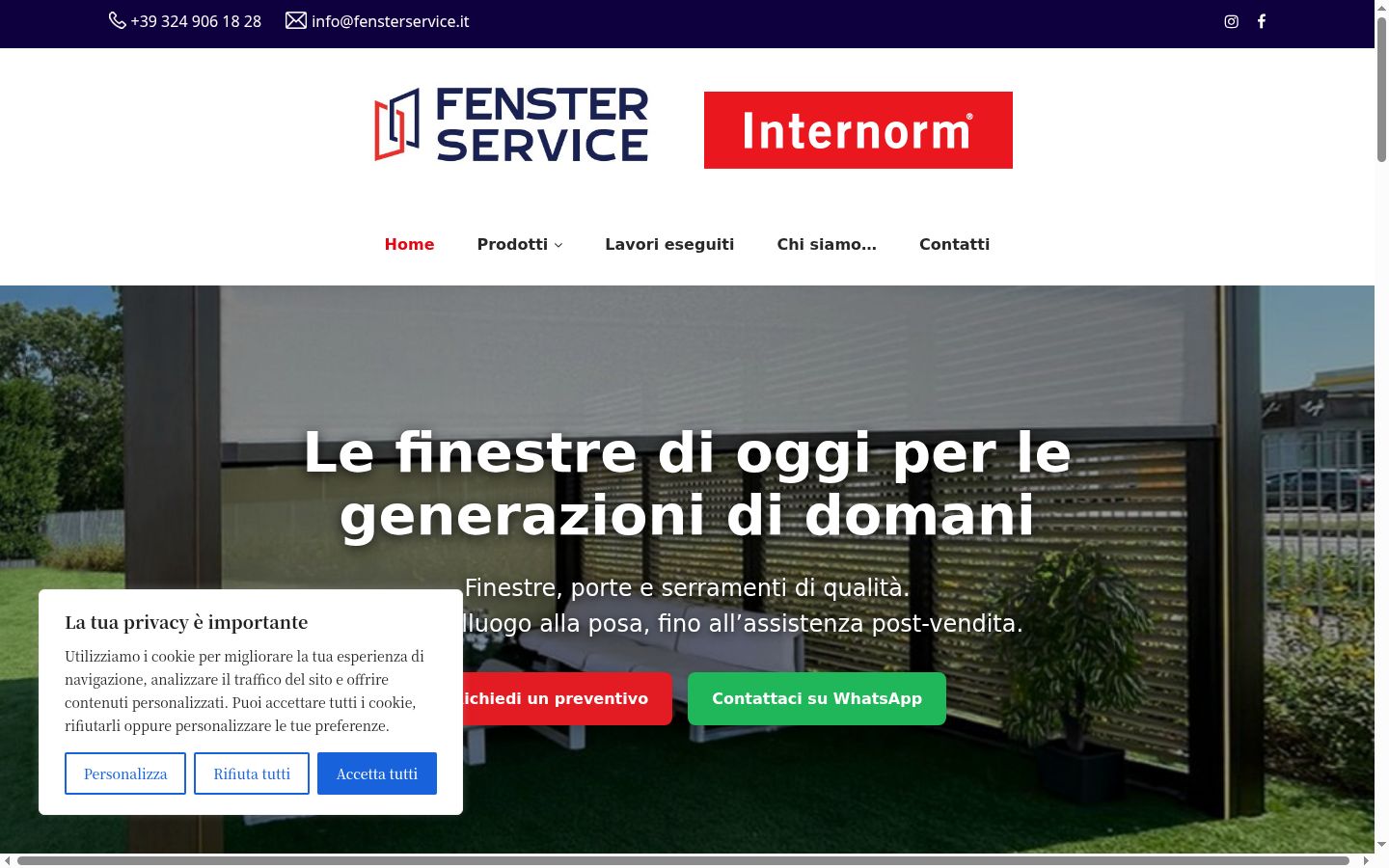 Screenshot tal-banner tal-kunsens muri qabel kwalunkwe interazzjoni