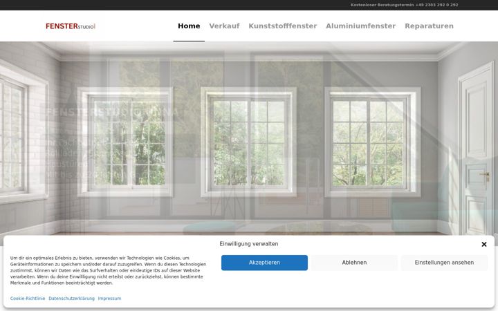 Screenshot of fensterstudio-unna.de