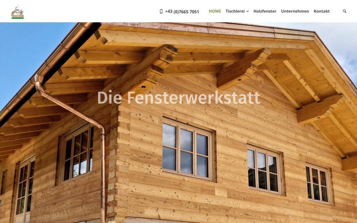Screenshot of fensterwerkstatt.at