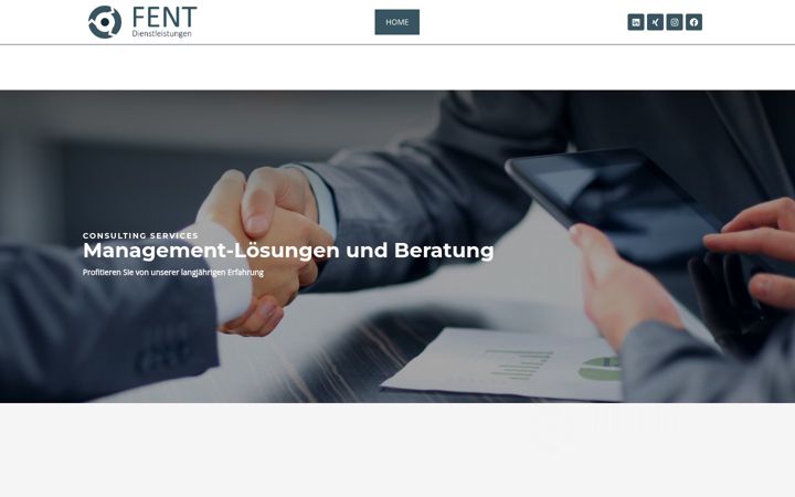 Screenshot of fent-consulting.com