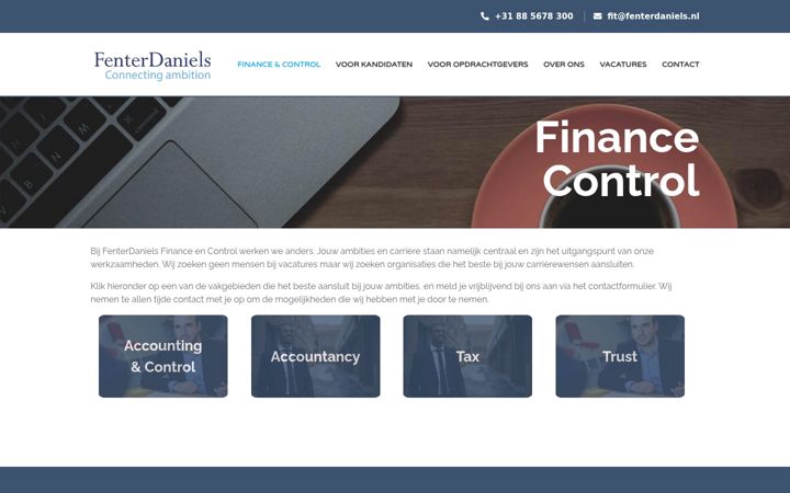 Screenshot of fenterdaniels.nl