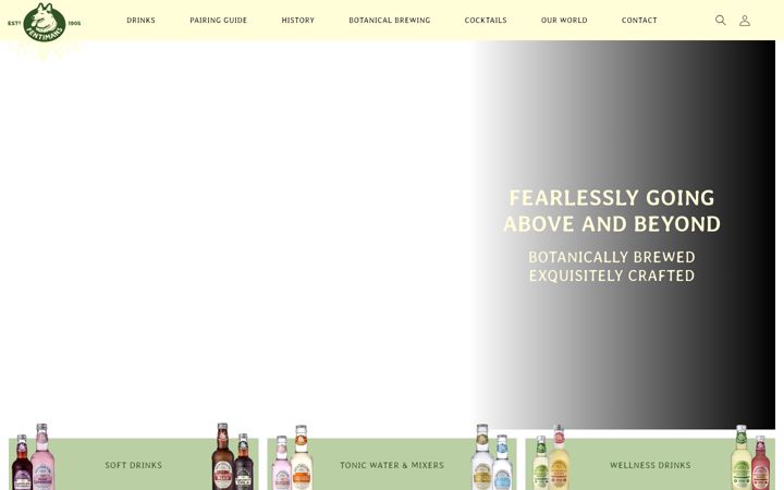 Screenshot of fentimans.com