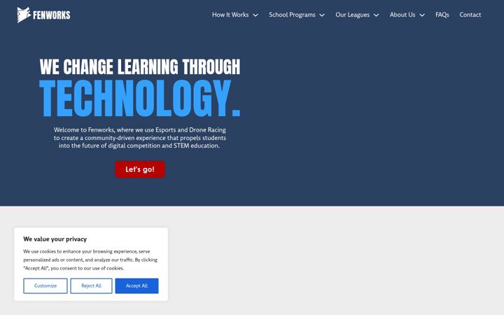 Screenshot of fenworks.com