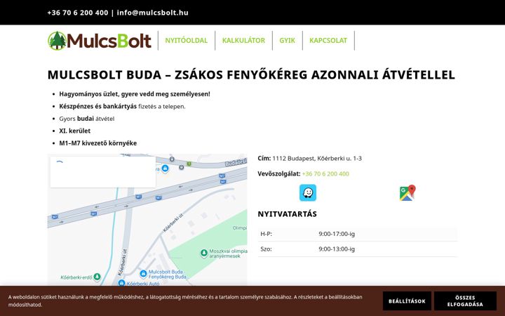 Screenshot of fenyokereg-buda.hu