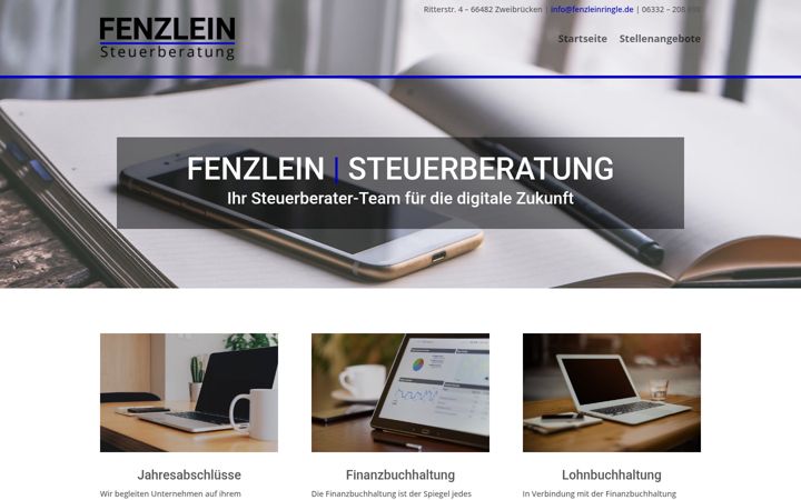 Screenshot of fenzlein.de