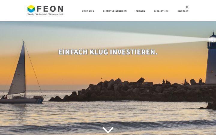 Screenshot of feon-investment.de