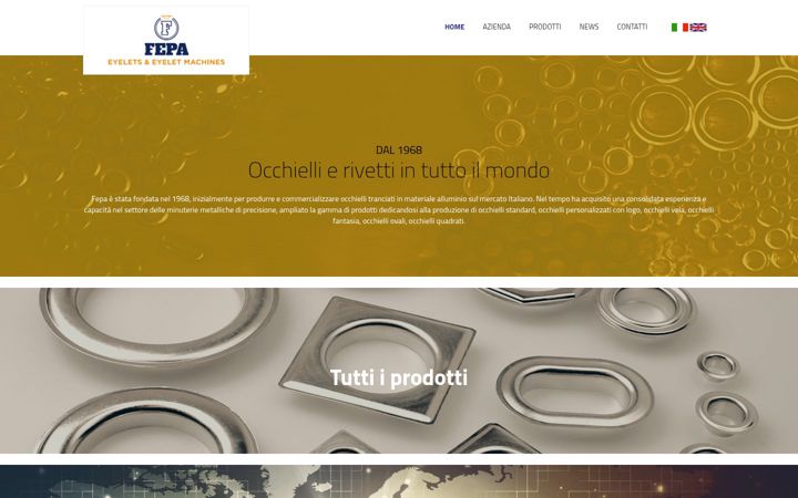 Screenshot of fepa-italy.com