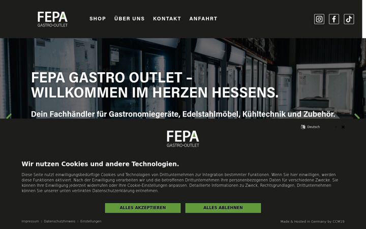 Screenshot of fepa-outlet.de