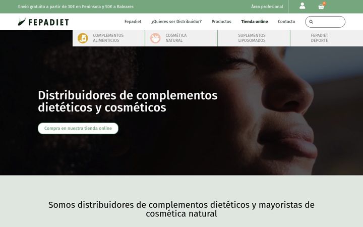 Screenshot of fepadiet.com
