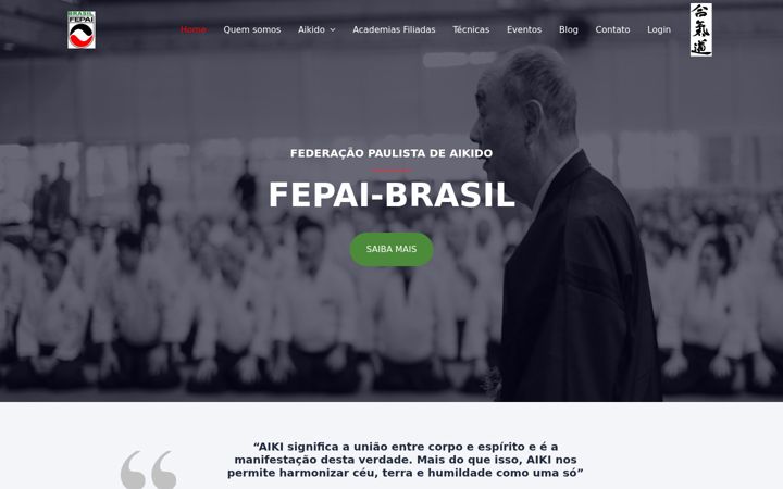 Snímek obrazovky fepai.org.br