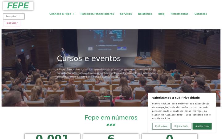 Snímek obrazovky fepe.com.br