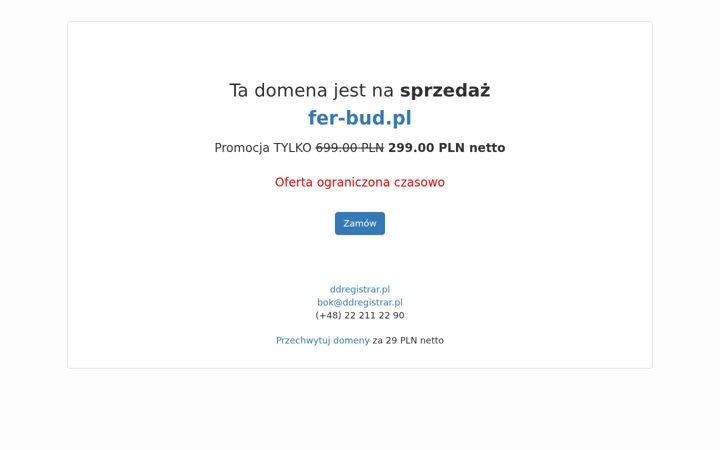 Screenshot of fer-bud.pl