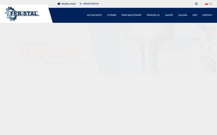 Screenshot of fer-stal.pl