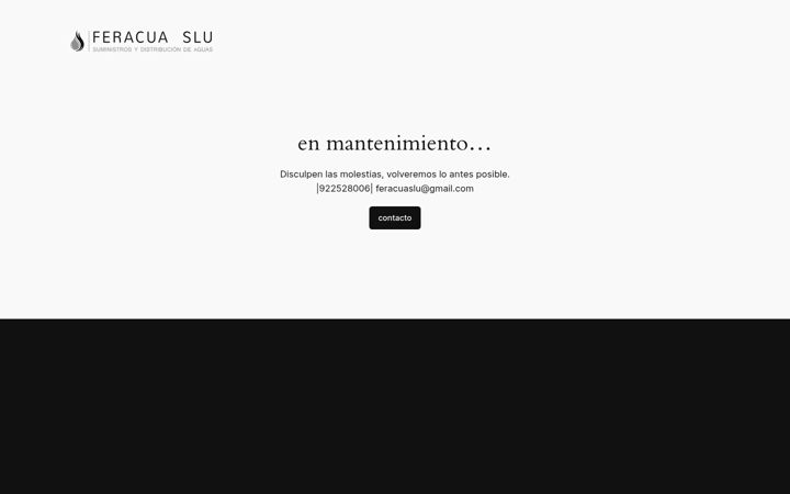 Screenshot of feracua.com