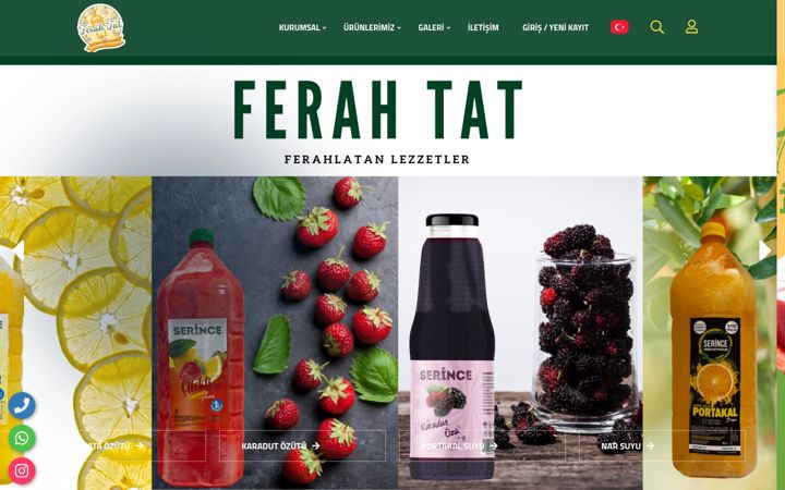 Screenshot of ferahtat.com