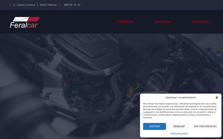 Screenshot of feralcar.com