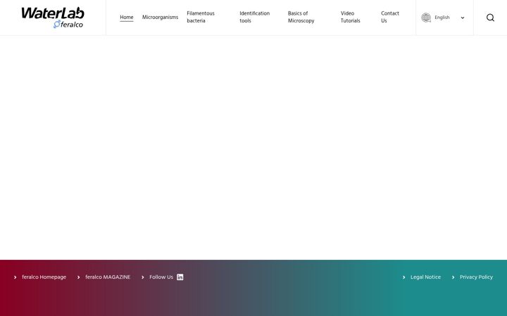 Screenshot of feralco-waterlab.com