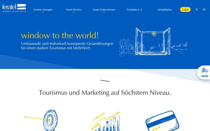 Screenshot of feratel.de