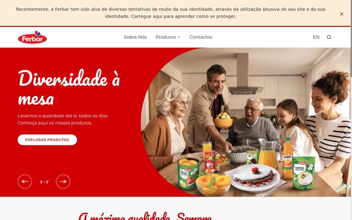 Screenshot of ferbar.com