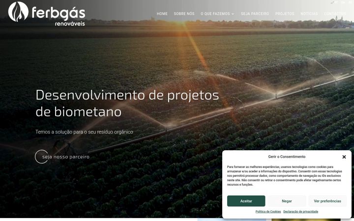 Screenshot of ferbgas.com